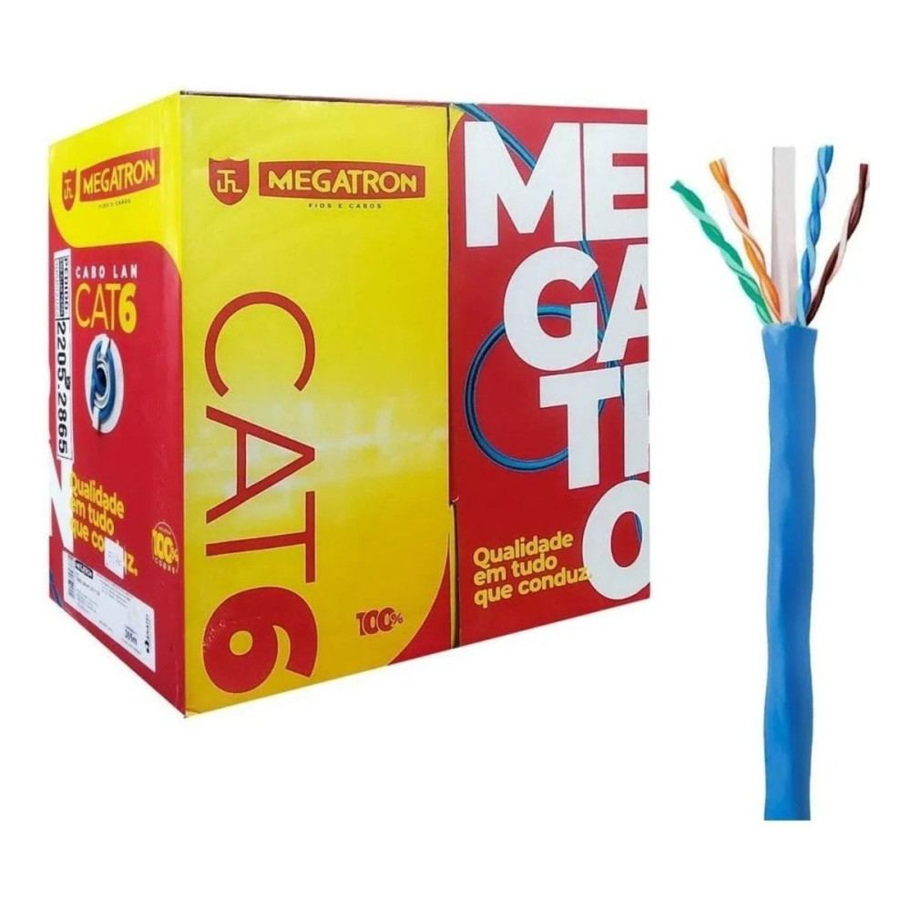 Cabo De Rede Cat Megaton Gigabyte Metros Canoas Rs