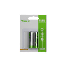 Pilha Recarregavel 1.2V AA 2000Mah Com 2 022-1220 Green