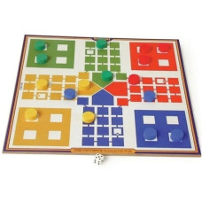 Jogo Tabuleiro Ludo Em Mdf 04034