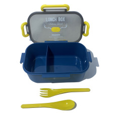 Pote Com Tampa Acompanha Garfo E Colher 1000Ml Lunch Box