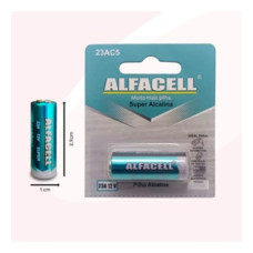 Bateria Alcalina 12V A23 23Ac5 Alfacell 1un