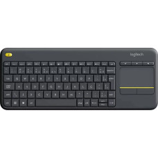 Teclado Wireless com Touch K400 Plus Preto 920-007125 Logitech