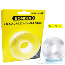 Fita Acrilica Dupla Face Bom-1306 Bomder