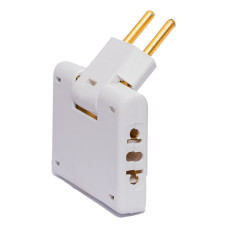 Adaptador De Tomada Flexivel Zd-2301 Branco Astramax