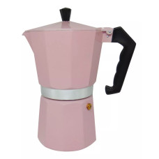 Cafeteira Italiana De Aluminio 300Ml Rosa Eco23123 Eco'S