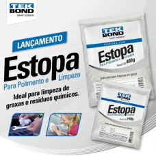 Estopa Para Polimento E Limpeza 100% Algodão 150G Tekbond