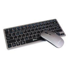 Teclado e Mouse Sem Fio Bluetooth Recarregavel Hs-526 Hrebos