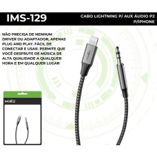 Cabo Lightning Para Auxiliar 3.5 Ims-129 Imenso