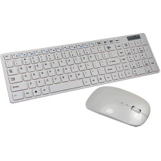 Teclado e Mouse Slim Sem Fio Usb Jp-01 Verde