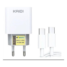 Carregador Usb-C Com Cabo Usb-C x Usb-C 20W Kd-108C Kaidi