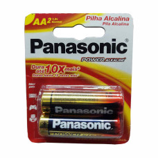 Pilha Alcalina AA 1,5V Blister C-2 Lr6-2Bt Panasonic