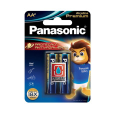 Pilha Alcalina Premium Aa 1,5V Blister C/2 Lr6Egr2B Panasonic