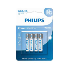 Pilha AAA Alcalina Lr03 Com 4 Lr03E4B-97 Philips