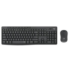 Teclado e Mouse Wireless Mk295 Preto Logitech