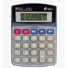Calculadora Com Teclas Grandes e Visor Grande 8 Digitos PS-3611 Hoopson