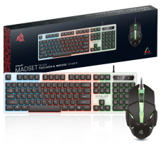 Teclado e Mouse Com Fio Gamer Te124 Knup