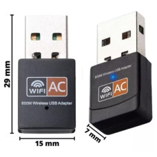 Adaptador Wireless USB Nano Dual Band Ad-600 600Mbps Ultra Megaton