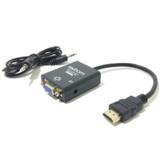 Conversor HDMI para VGA com Saída de Áudio CC-HVA100 Exbom