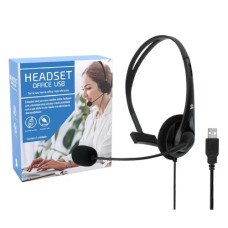 Headset com Microfone Office USB 015-0101 5+