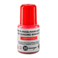 Refil Pincel Quadro Branco 20ml TR6003 Vermelho BRW