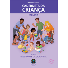 Miolo Caderneta de Vacinação Menina Roxo 6º Edição