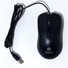 Mouse USB C/ Fio 1600 DPI Preto SH-MO-752 Shinka