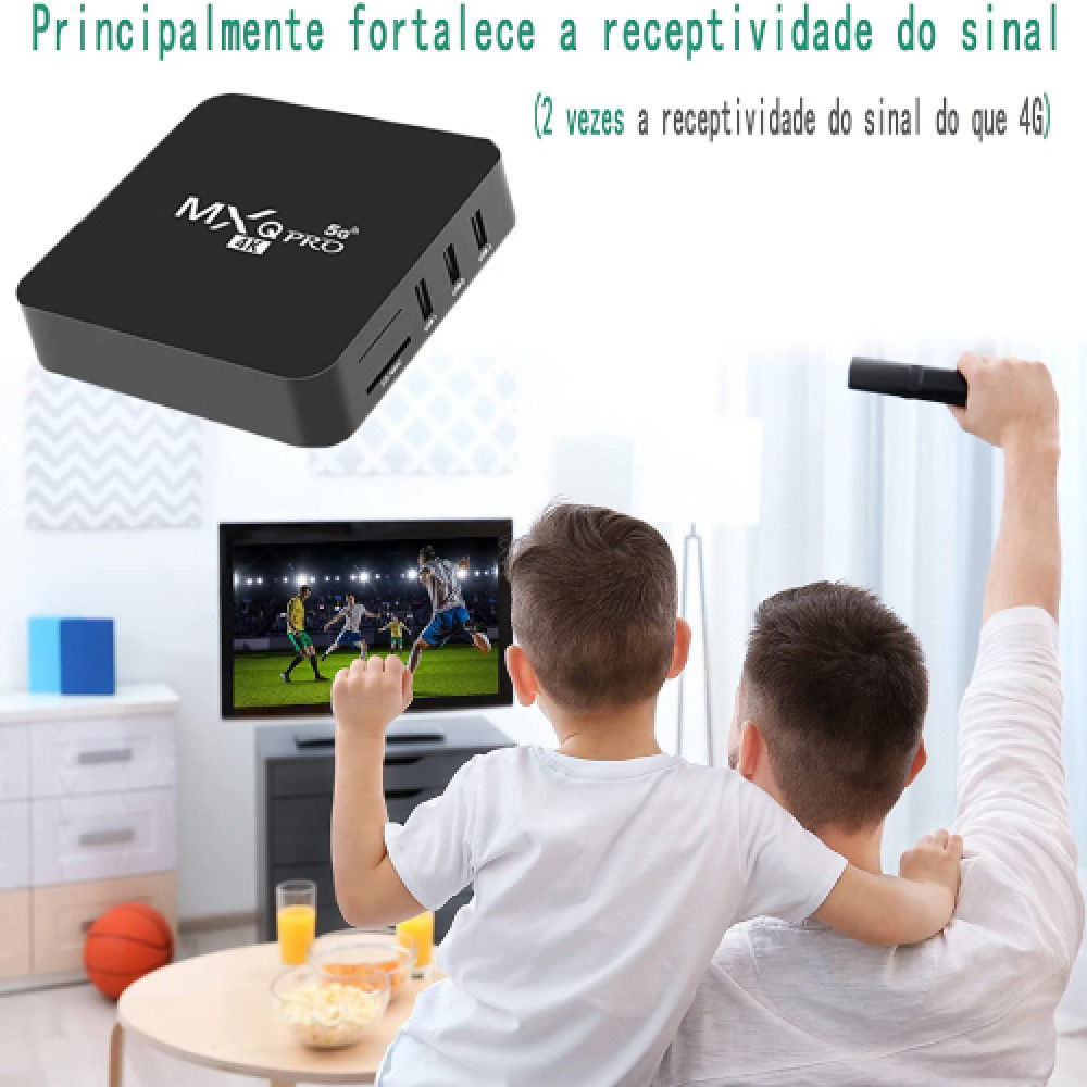 Aparelho Internet Tv 128Gb De Memória, 4K, 5G E Android 11.1 na