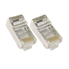 Conector RJ45 Cat6 Blindado C/ 10 Unidades